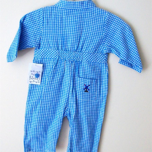BOYS ONESIE SWEET POTATOES CHOO CHOO *NWT* - Picture 2 of 2
